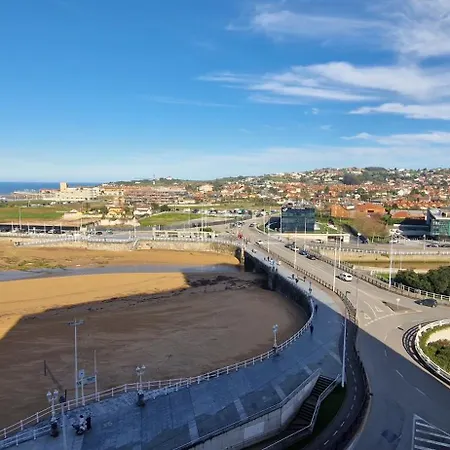 Espectacular Piso 1ª Linea De Playa Daire Gijón